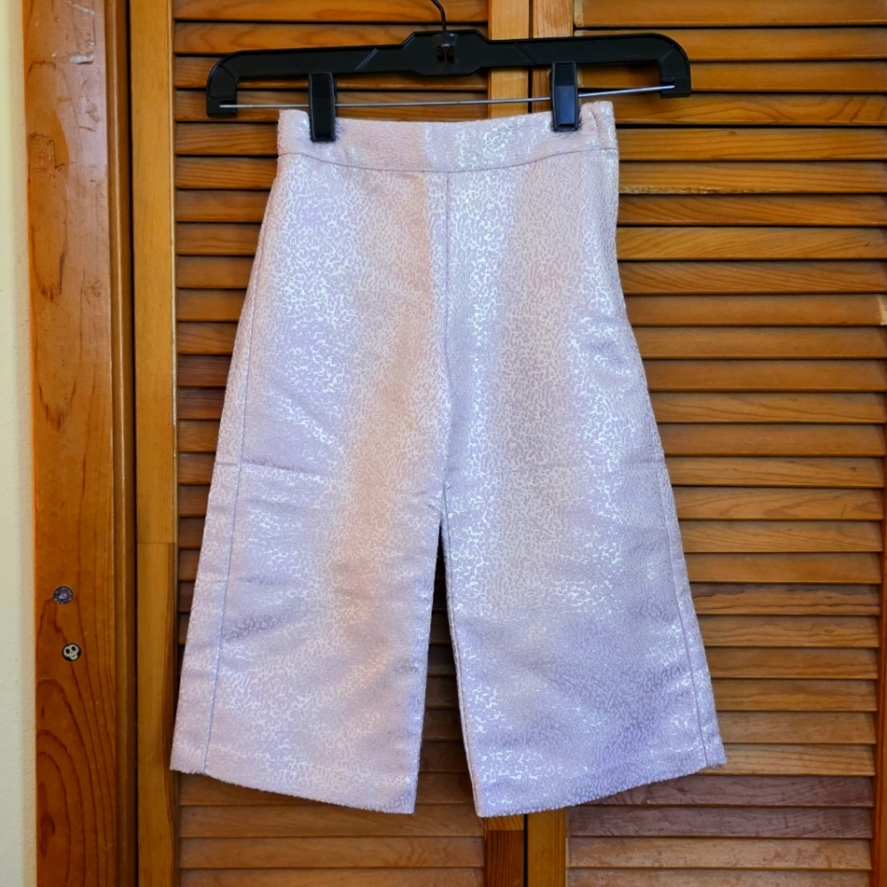 EUC Rachel Zoe x Janie And Jack Jacquard Pants Size 3